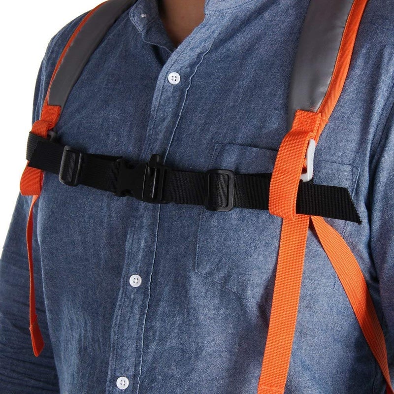 Ikerall Sternum Straps For Backpacks 1-pack,Adjustable Chest Strap with Emergency Whistle Buckle Suitable for Universal Outdoor Fabric Backpack Straps(Black) - Image 5